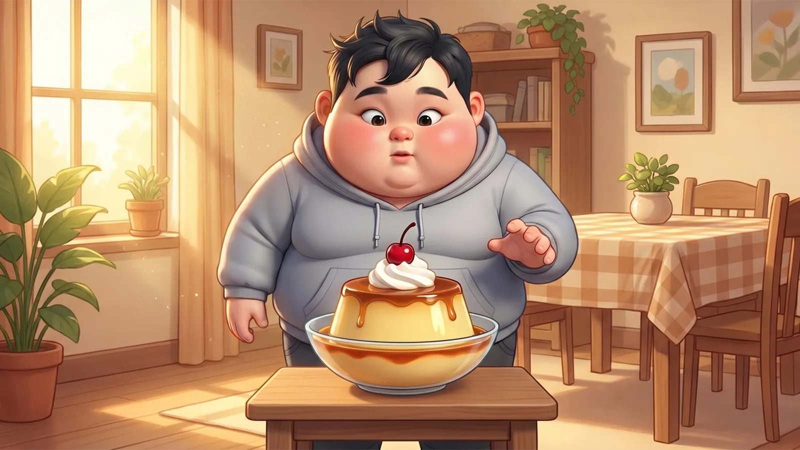 でぶん プリンおやつタイム